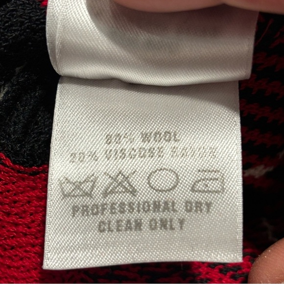 ST. JOHN Sz 10 80% Wool 20% Viscose Unlined Pleated Plaid Zip Above Knee Skirt - Picture 9 of 10